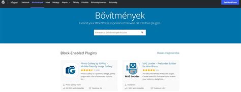 Népszerű WordPress bővítmények ikonjai