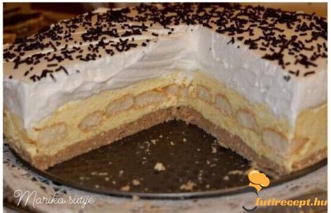 Készülőben lévő sütés nélküli torta
