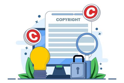 Legal document showing copyright symbols and digital content
