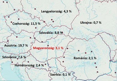 Magyarország és szomszédai térképe