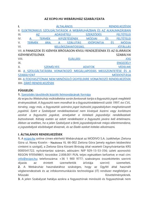 Általános Szerződési Feltételek ikon