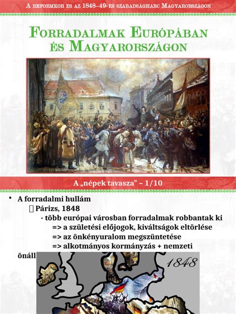 Az 1848-as forradalmak Európában