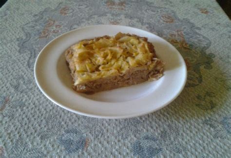 Sült diós tészta frissen a sütőből
