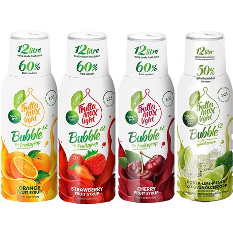 Különböző szörpök üvegekben