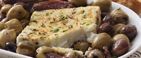 Feta sajt olívabogyóval