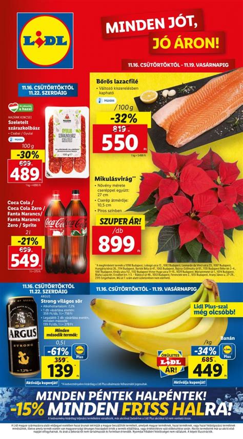 Lidl akciós szórólap