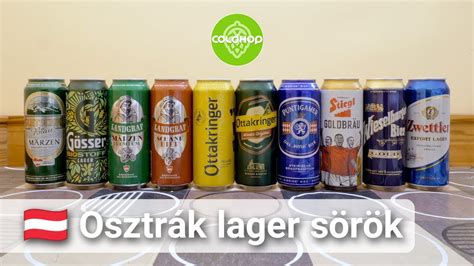 Osztrák sörök és borok válogatása