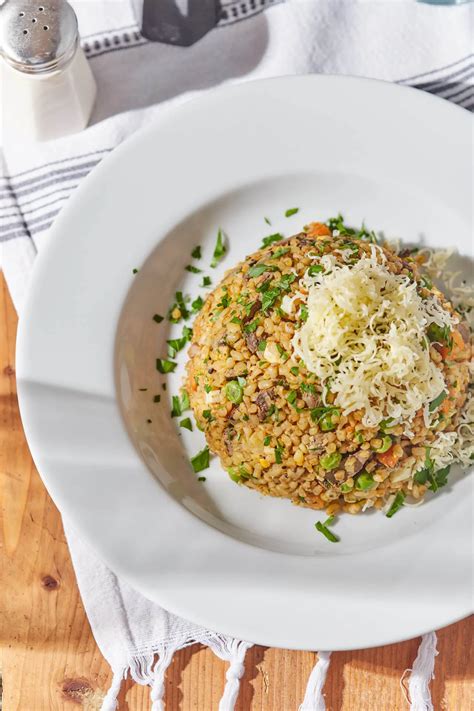 bulgurrizottó készítése