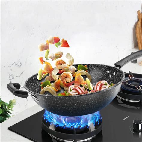 wok hőmérséklet és füst