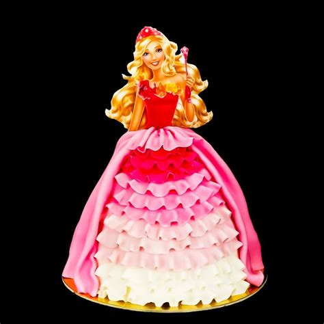 Barbie hercegnő torta díszítési útmutató