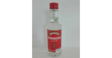 A sósborszesz története