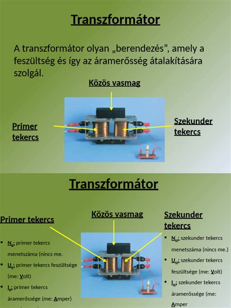 Különböző transzformátor magok