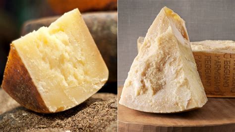 Pecorino Romano és Parmigiano Reggiano sajtok