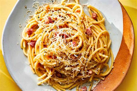 spagetti carbonara közeli