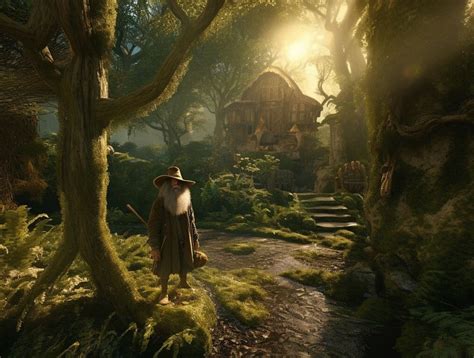 Bombadil Toma az Öregerdőben hobbitokkal