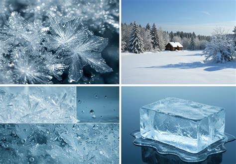 Sókristályok, vízmolekulák és jég szerkezete