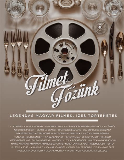 A „Filmet főzünk” könyv borítója