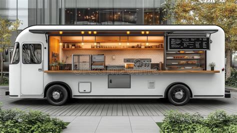 Modern food truck, ami lángost is kínál