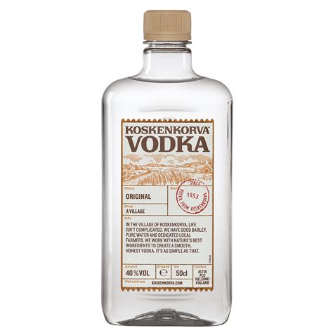 Koskenkorva vodka címkék