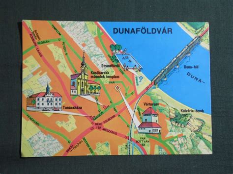 Dunaföldvár látképe a Duna-partról