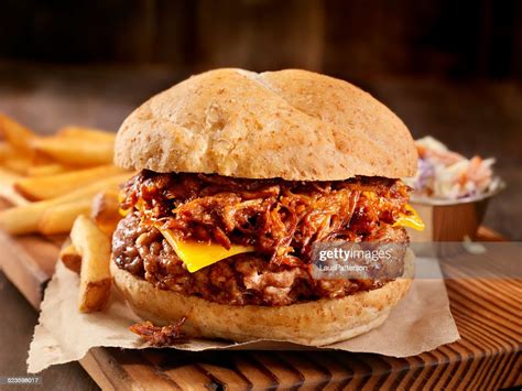Pulled pork hamburger