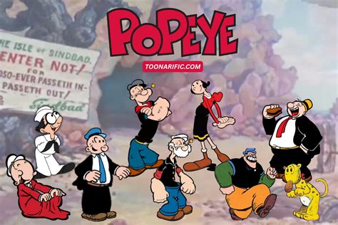 Popeye rajzfilmfigura spenóttal