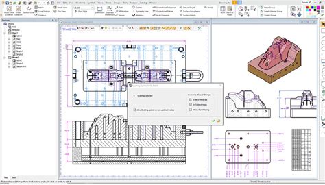 CAD/CAM szoftver felhasználói felület