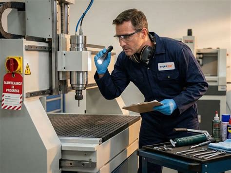 CNC gép karbantartási ellenőrzőlista