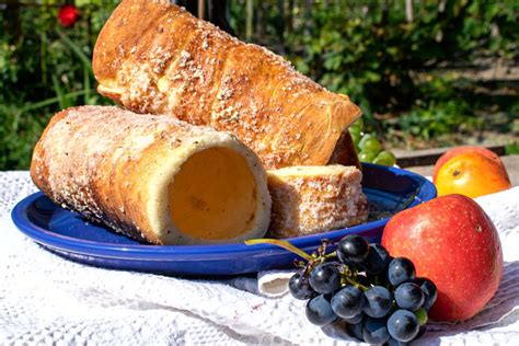 Hagyományos kürtőskalács látványképe
