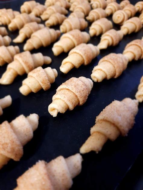 Kürtőskalács kifli alapanyagai