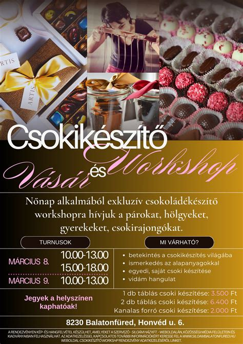 csokoládékészítő workshop