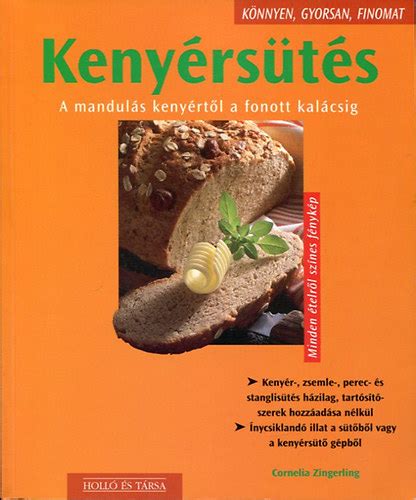 kenyérsütés könyvek