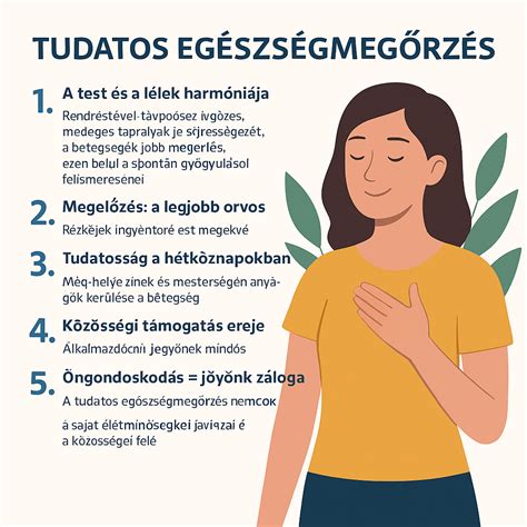 Holisztikus egészségmegőrzés elveit bemutató infografika