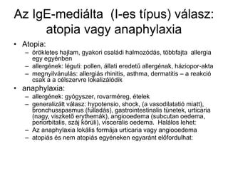 Családi kórtörténet és allergiás hajlam