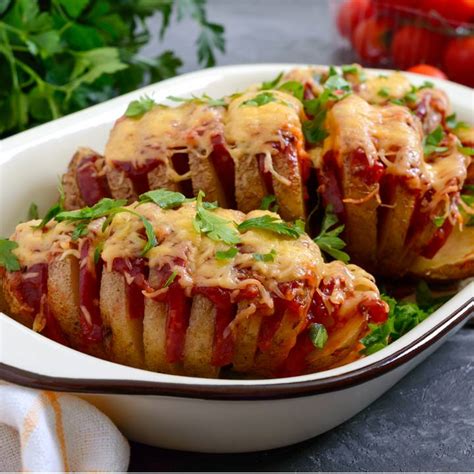 Sajtos Hasselback burgonya