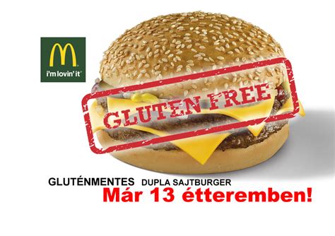 McDonald's gluténmentes hamburger