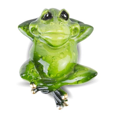 Kocsonyába fagyott béka figura