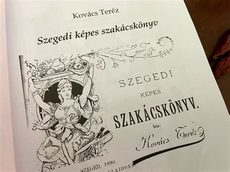 Egy szakácskönyv nyitott lapjai, amelyen hagyományos magyar receptek láthatók