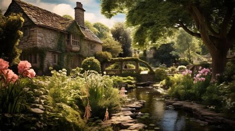 Midsomer idyllic village scenery