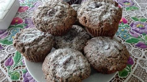 Mákos meggyes muffin frissen sütve