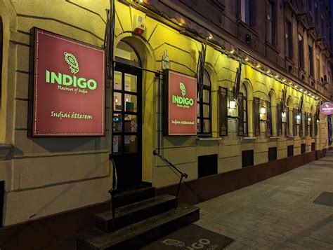 indigo étterem enteriőr