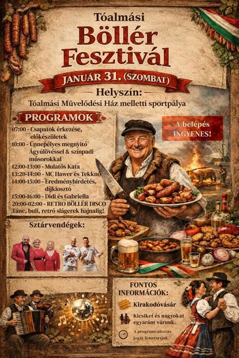 Egri Böllérfesztivál hangulata