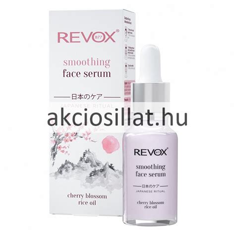 REVOX Japanese Ritual arcszérum flakonja