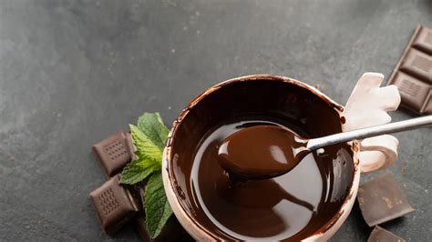 olvasztott csokoládé