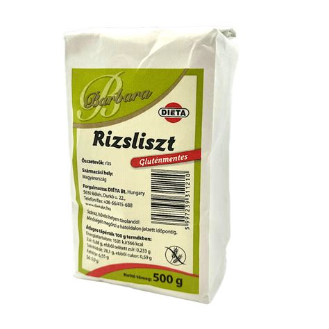 Rizsliszt zacskóban