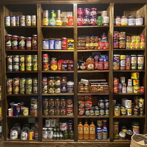 Kitchen pantry with various Asian ingredients