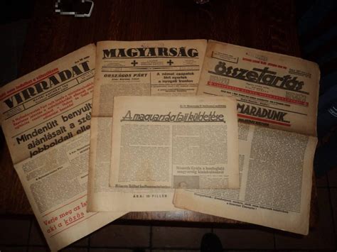Régi hódmezővásárhelyi újságok címlapjai