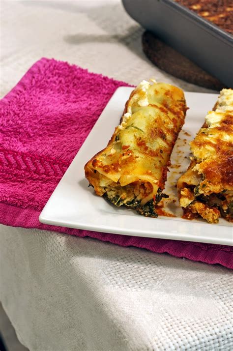 Túrós cannelloni sütés előtt