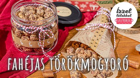 fahéjas mogyoró ajándékcsomagolásban