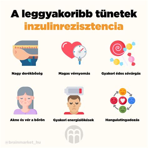 Infografika az inzulinrezisztencia okairól és következményeiről